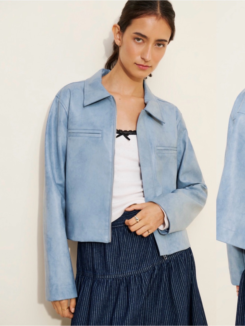 Anthro Ownley Vegan Leather Jacket XS